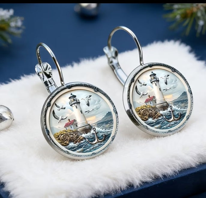 Lighthouse earrings