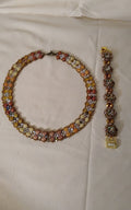 Beautiful evening wear with Bracelet.