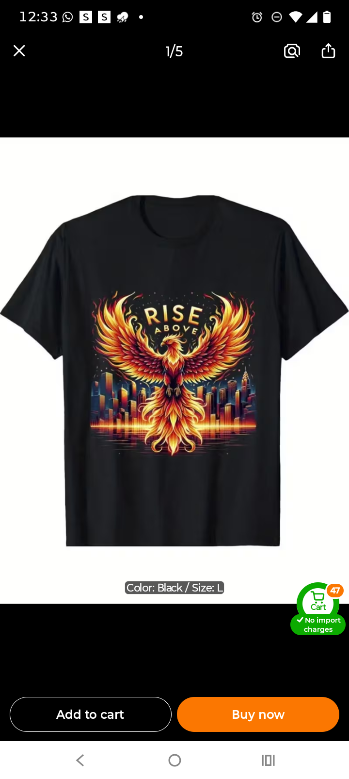 rise above t shirts