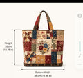 Tote bag without zipper
